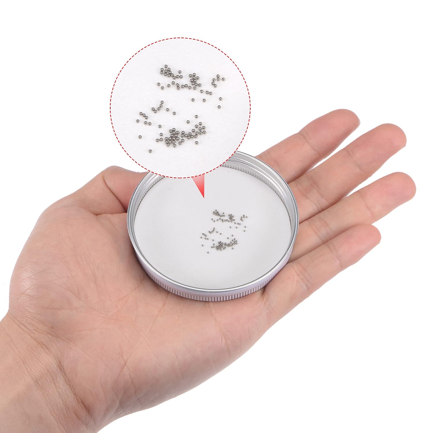 uxcell 0.8mm Bearing Balls 304 Stainless Steel G100 Precision Balls 100pcs