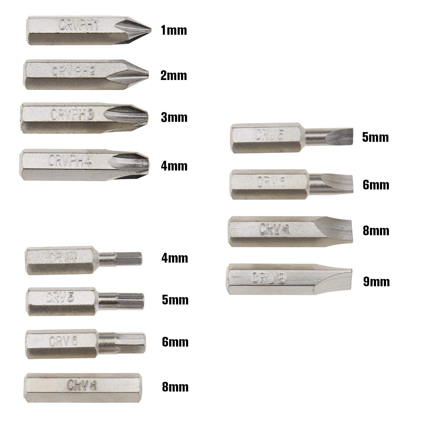Schlagschrauber-Bit Set – 8-teilig Mit Kreuz, Schlitz Und Schnellwechsler