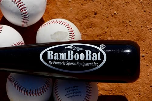 Miniatura 4 de BamBooBat de PINNACLE SPORTS EQUIPMENT INC. - Bate de béisbol y sóftbol de madera de una mano para adultos - 45,7 cm o 53,3 cm