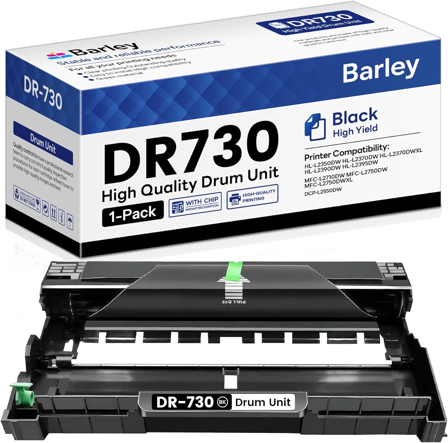 DR-730 DR730 DR 730 Drum Unit Compatible DR730 DR-730 Drum Replacement for Brother DR-730 DR730 DR 730 DCP-L2550DW MFC-L2750DW MFC-L2710DW Drum (1 Drum, NOT Toner)