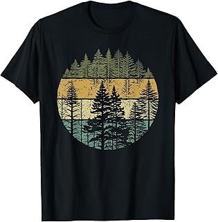 25 Minimalist Tattoo Designs for Modern Souls 65 Retro Forest Trees Outdoors Nature Women Men Vintage Graphic T-Shirt