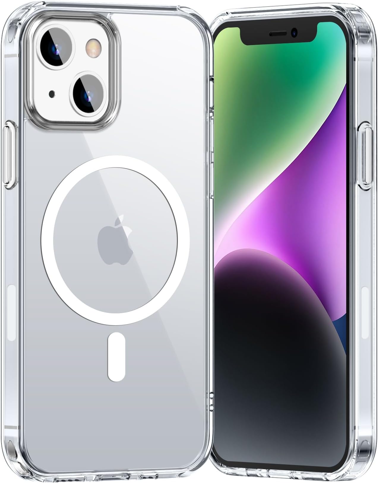 FNTCASE Coque Pour IPhone 13 : IPhone 14 - Protection Agnétique Ilitaire Contre Les Chutes