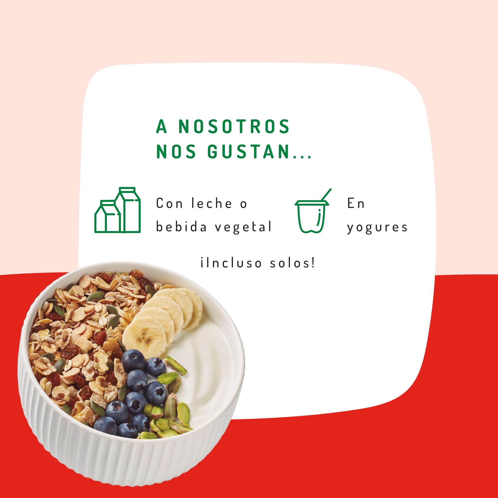 El Granero Integral - Muesli Protein Ecológico 375 g - Copos de Avena y Soja - Alto Contenido en Proteína y Fibra - Aporta una Dosis Extra de Energía - Cereales de Desayuno