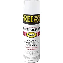 Rust-OLEUM 254142 Stops Rust 16-Ounce Gloss White Spray Paint
