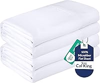 Vista 65 de Royale Linens Juego de 2 sábanas encimeras a granel – Sábanas superiores – Microfibra suave – Resistente a las arrugas y a las manchas – para hotel