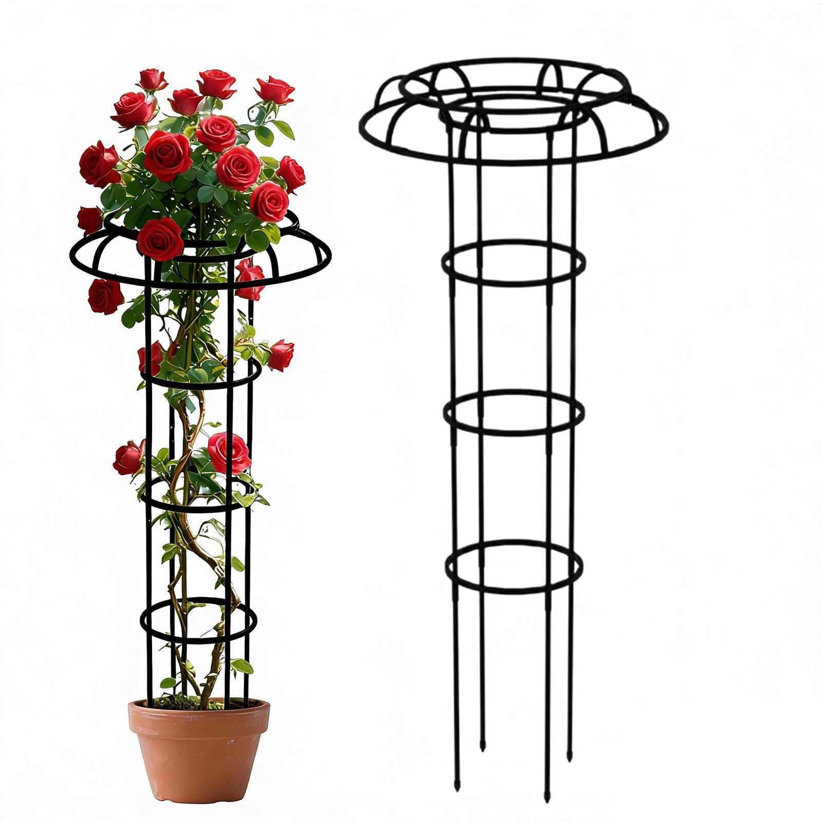 Garden Trellis for Climbing Artistic Landscaping Pole