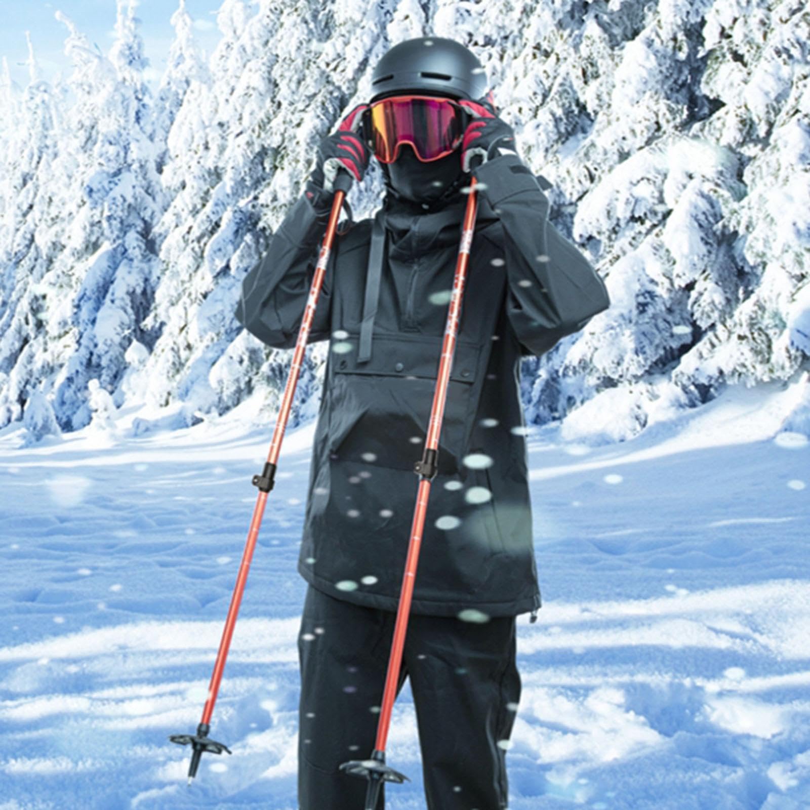 predolo Bâtons de Ski avec rondelles réglables pour Raquettes et Pistes