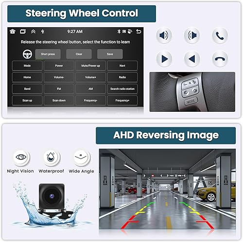 Miniatura 19 de [Actualización HiFi] Radio estéreo de coche para Lexus RX300 RX330 RX350 RX400H 2004-2009 con Carplay inalámbrico Android Auto, 2+64G 9 pulgadas HD