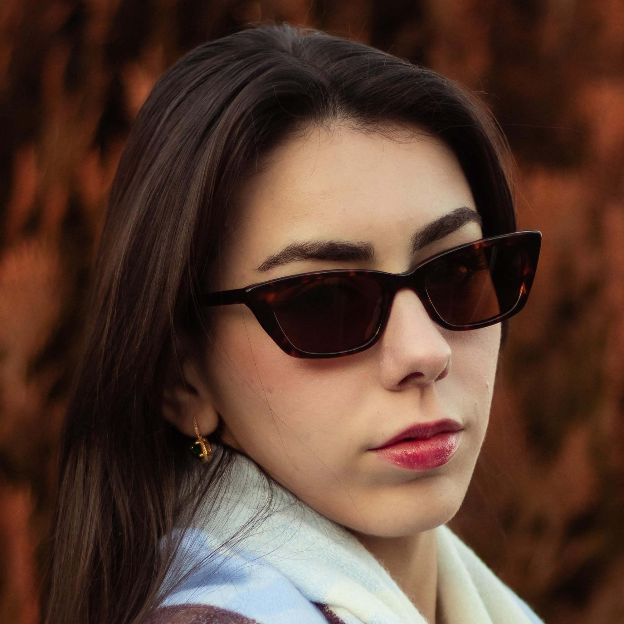 ZENOTTIC Gafas De Sol Polarizadas A La Moda Para Mujeres: Gafas Retro Cat-Eye Para Mujeres - Gafas De Sol Con Protección UV400