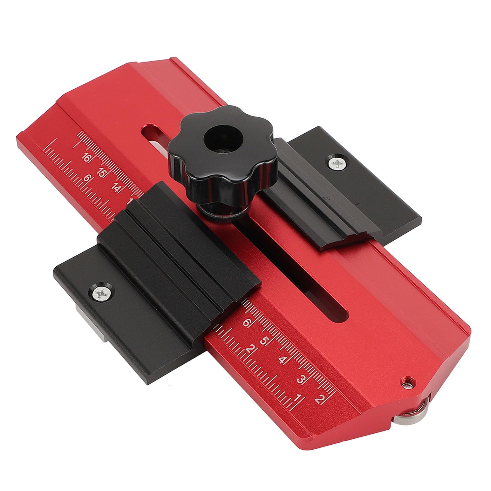 Guida professionale per seghe sottili per da tavolo Strumento preciso per strappi sottili Progetti di lavorazione del legno Carpentieri Accessorio leggero durevole in acci (Rossa)