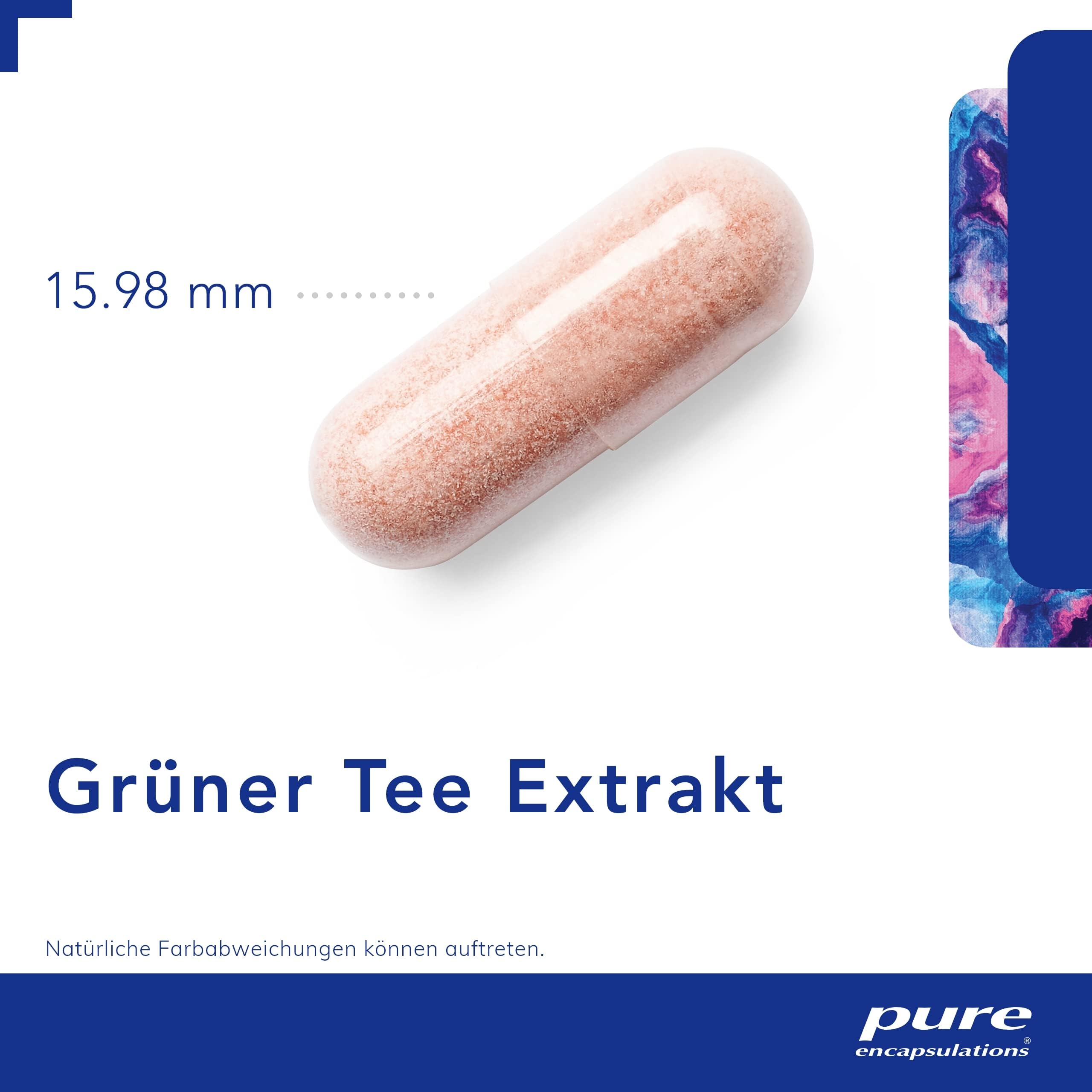Pure Encapsulations - Grüner Tee Extrakt - Hochdosiertes EGCG und Catechine - 60 Kapseln