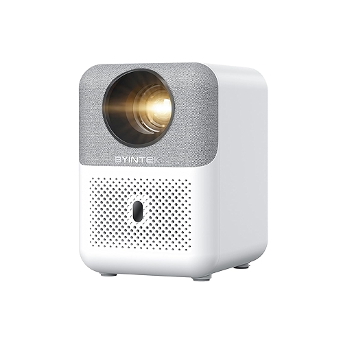 BYINTEK Projetor U4, Suporta 4K 1080P Full HD, Foco Automático, WiFi Inteligente e Projeto...