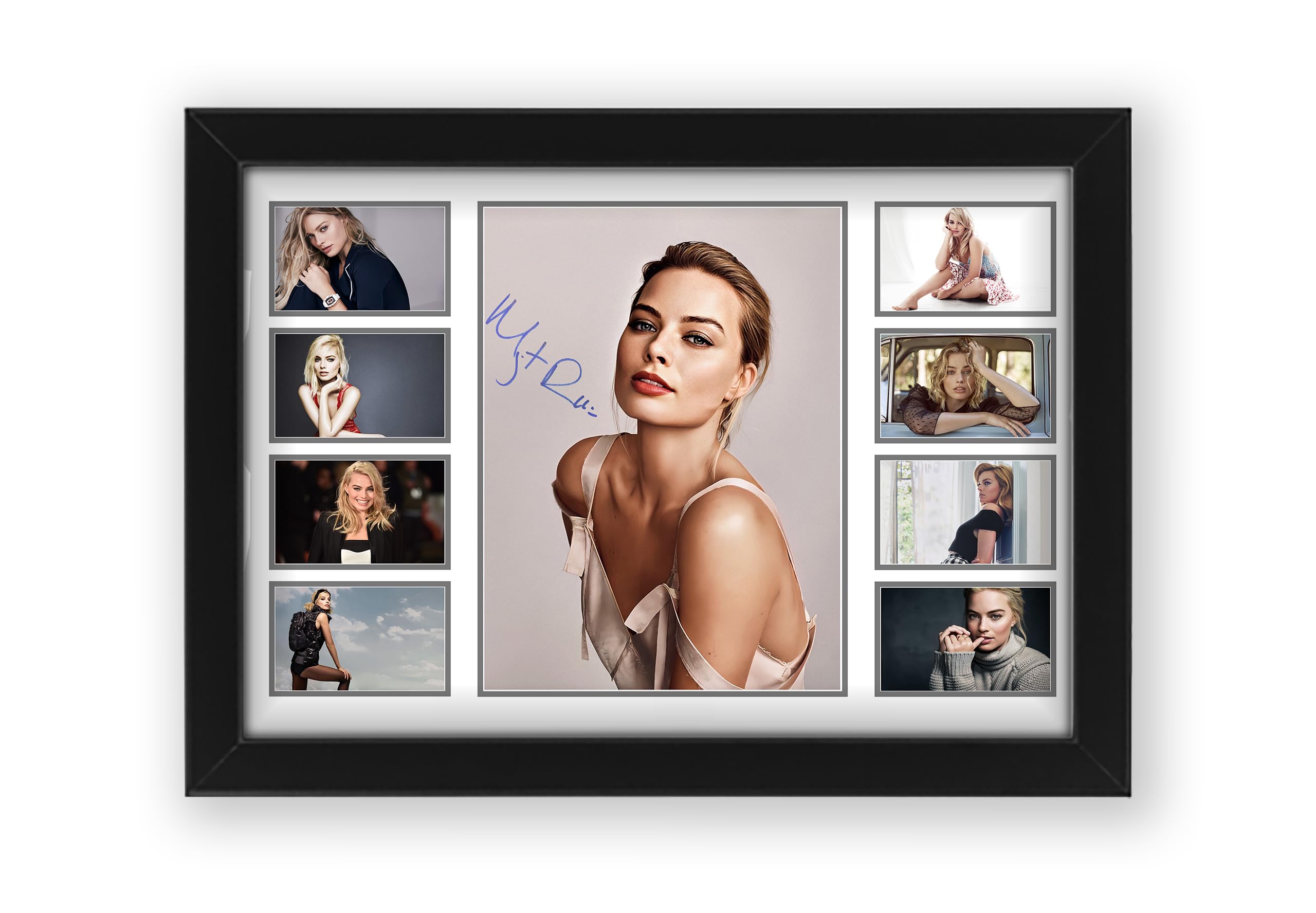 Margot Robbie Signed Poster Print- Limited Edition Autograph Fan Gift – Collectible Memorabilia Merchandise, gift idea