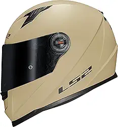 Capacete Masculino Feminino Ls2 FF358 Bege Moto Esportivo