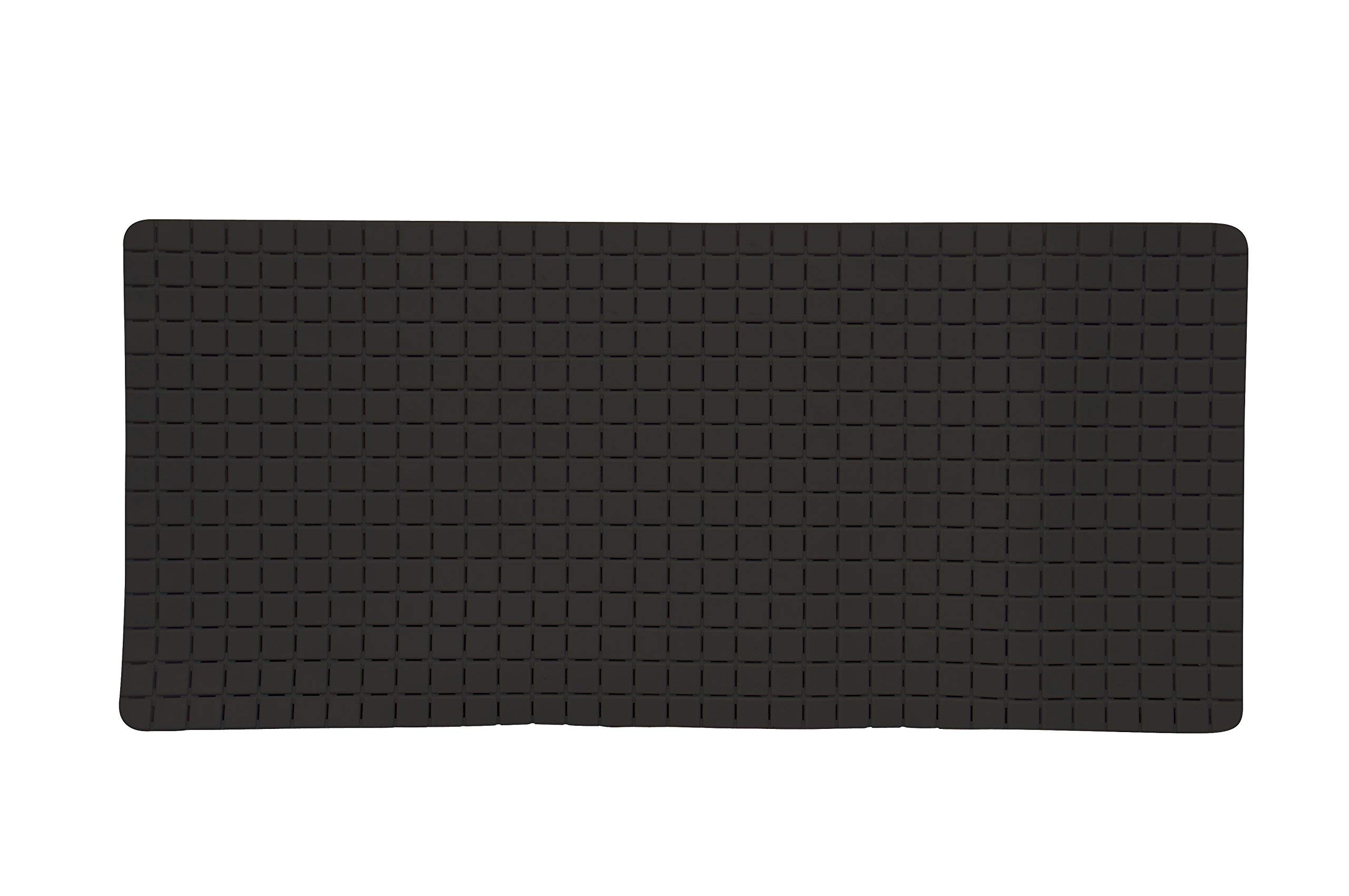 Bath mat "Quadro Premium" 36x76cm black, 76 x 36 cm (Rechteckig) - Image 3