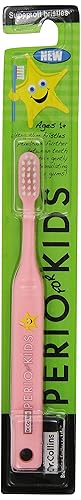 Miniatura 1 de Dr. Collins Perio Cepillo de dientes para niños, rosa, 12 unidades