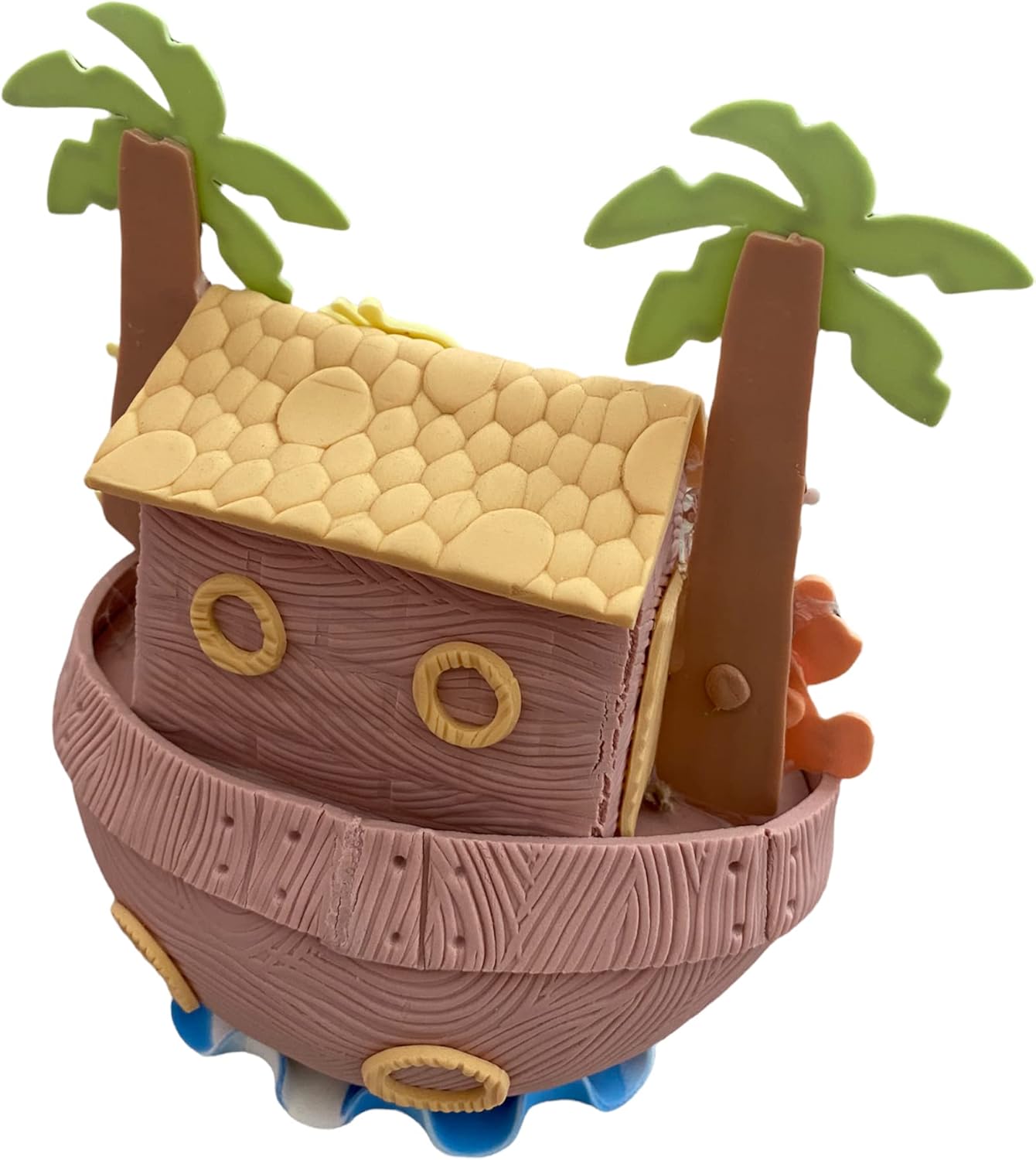 Zoeartcrafts Noah's Ark Cake Topper Party Decoration Centerpiece - for boys, girls, Baby Blessings, Baptisms, and Baby Showers