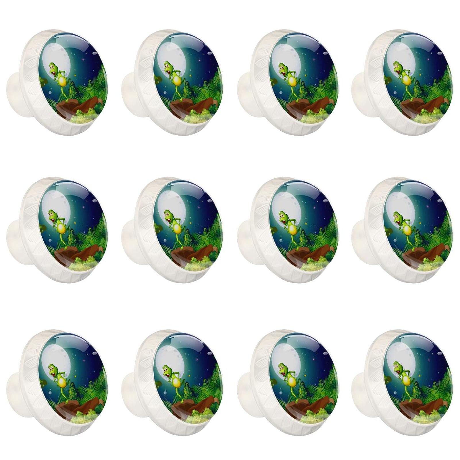 Boutons de placard ludiques grenouille de la forêt pour personnaliser votre maison 12PCS
