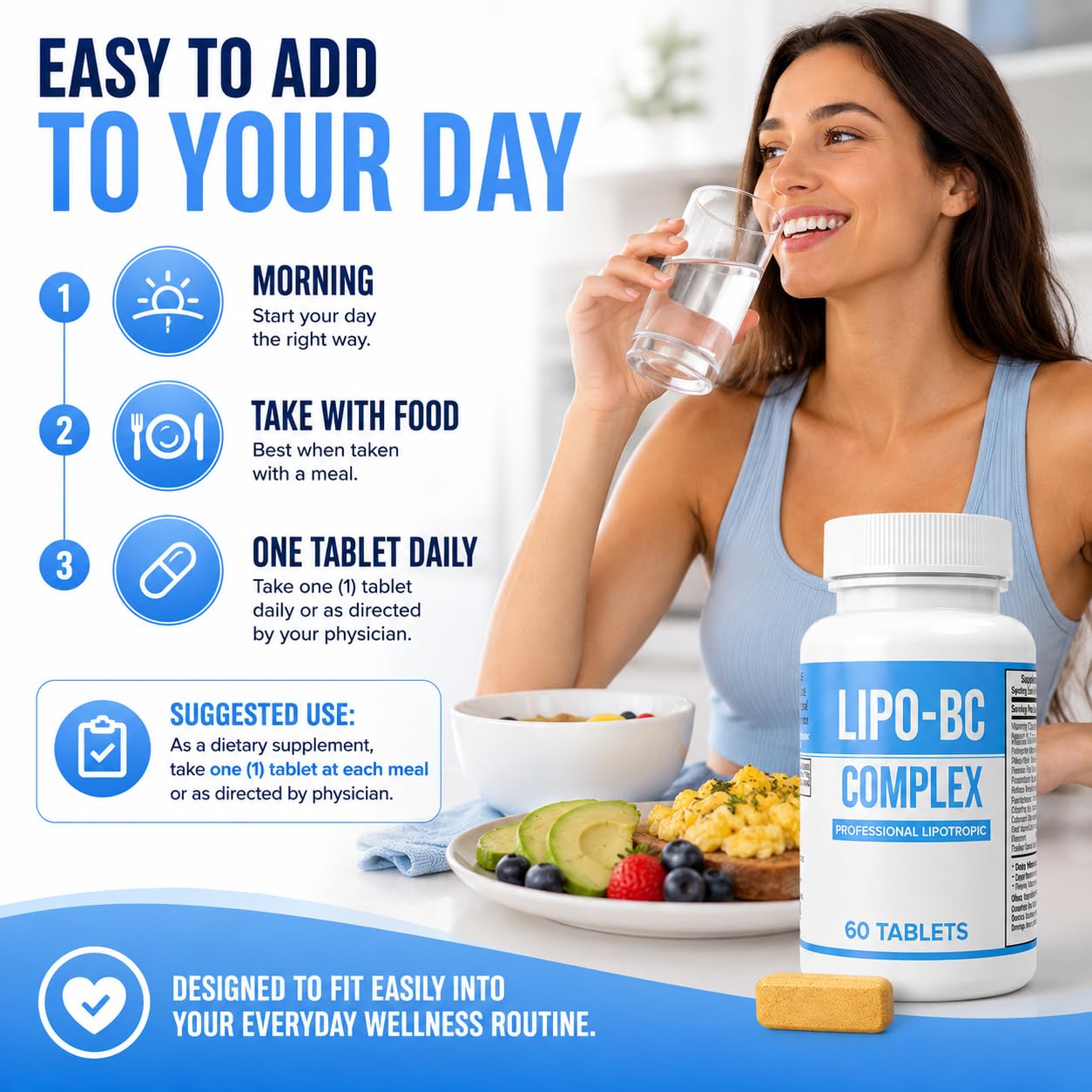 Lipo-BC Complex, Lipo BC (60 Tablets) Manufactured by Legere Pharmaceuticals for ES Global — Amazon image 6