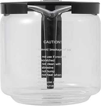 Replacement Carafe for Moccamaster KBG Coffee Maker Brewers Technivorm (89830) 10-Cup 1.25L 40oz, Glass Coffee Pot