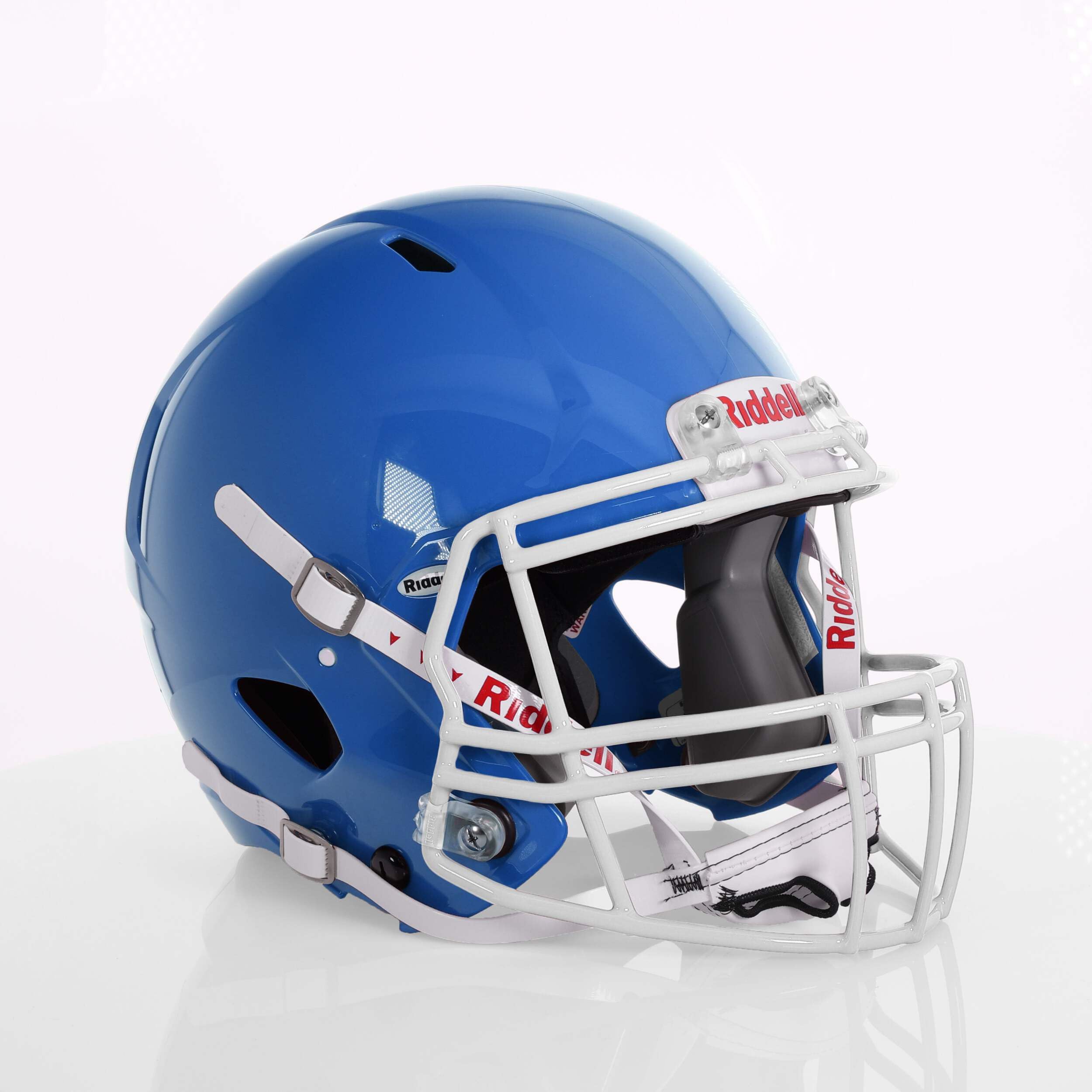 Riddell Speed Victor-I - Youth w/White S2BD-HS4 Small Facemask + US Helmet Flag Decal - Green Gridiron