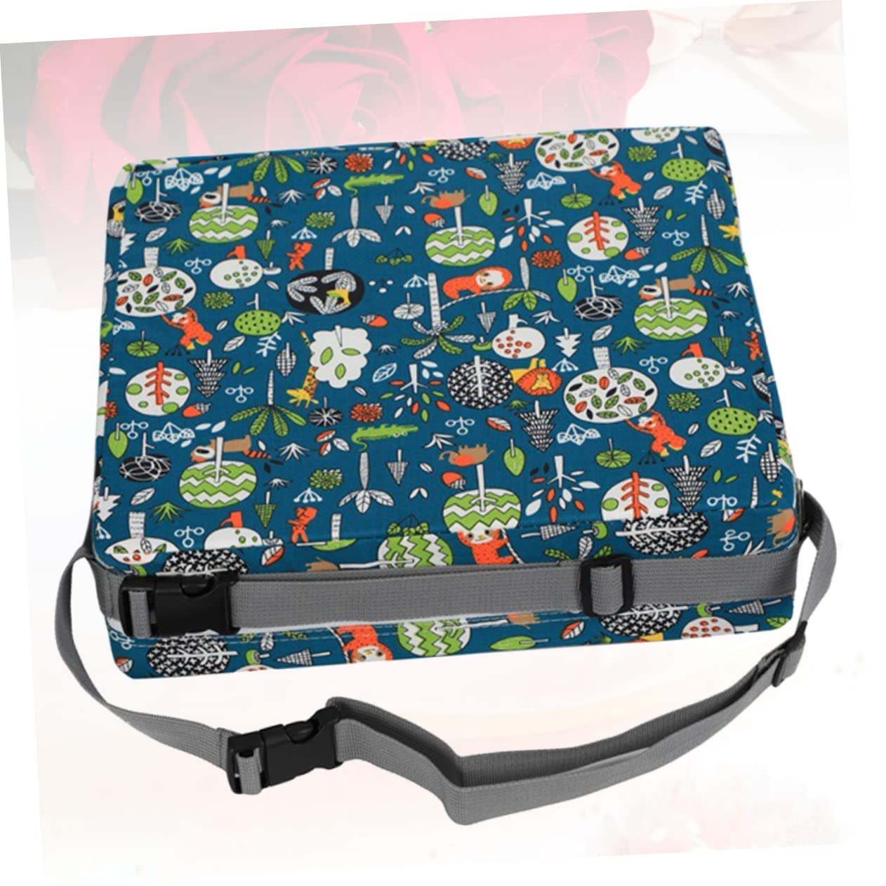 Cuscino Rialzo Sedia per Ragazzo Ragazza, Leggero e Comodo, Facile da Pulire Riporre, per Casa e Ristorante, Verde