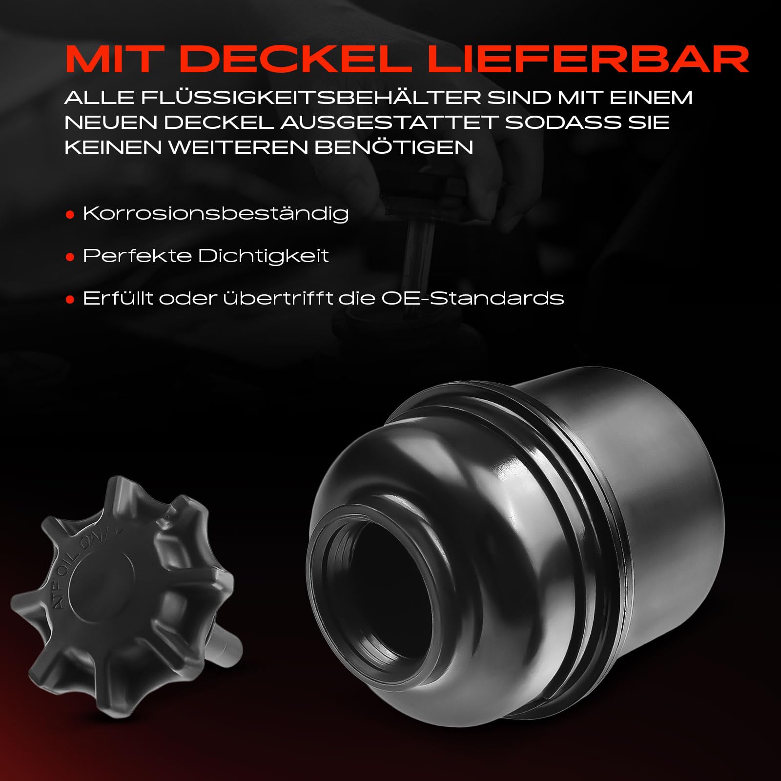 Frankberg Ausgleichsbehälter Hydrauliköl-Servolenkung für 1er E81 E87 3er E90 3er Touring E91 X1 E84 X3 E83 2004-2015 32416851218