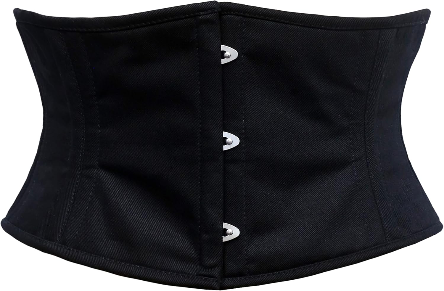 Dewans Corset Steel Boned Corset Womens Underbust Waspie Corset Heavy Duty Cincher Short Torso Corset