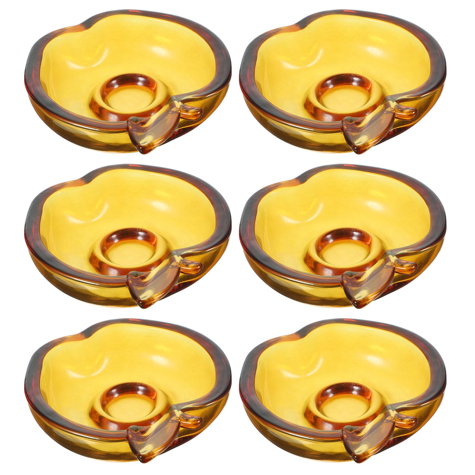 Assiettes en verre résistantes POPETPOP | Lot de 6