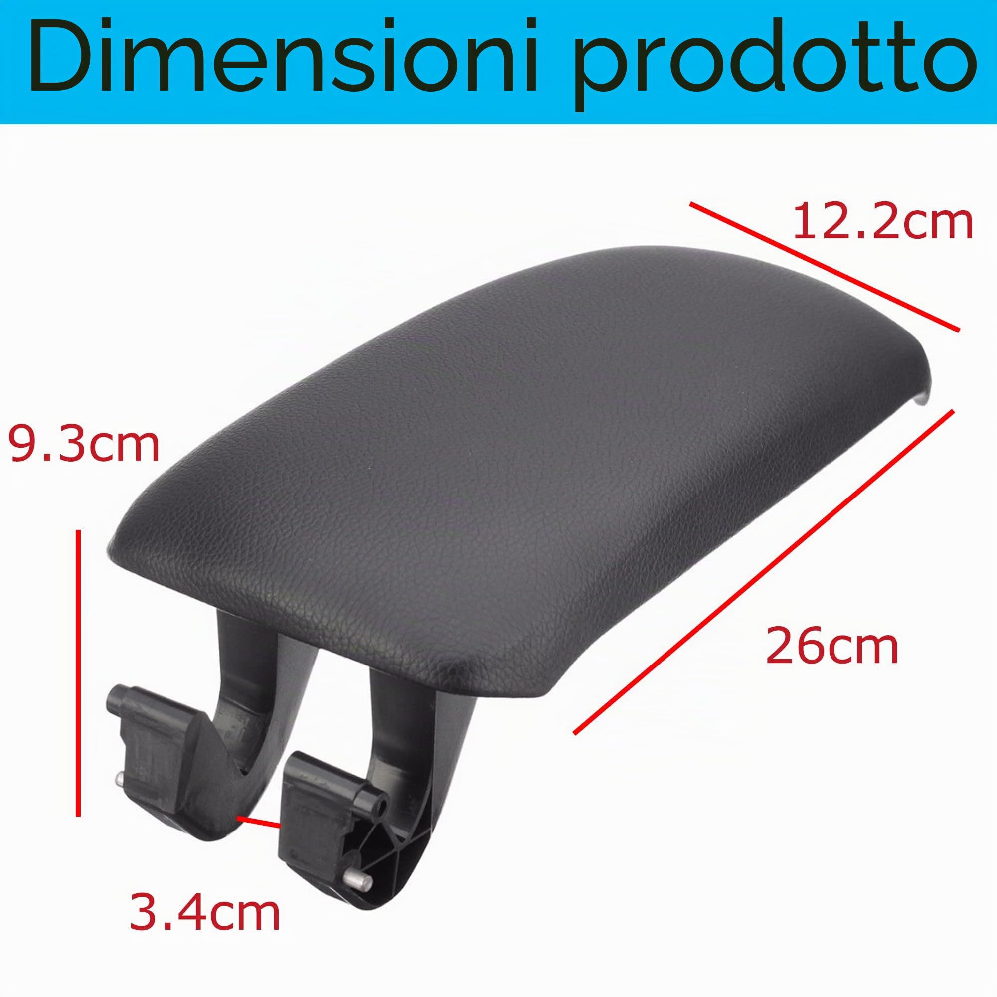 Heart Horse Coperchi braccioli per Auto, Copertura Console A3 Centrale bracciolo della Console Centrale Ricambio braccioli per A udi A3 8P 2003-2012