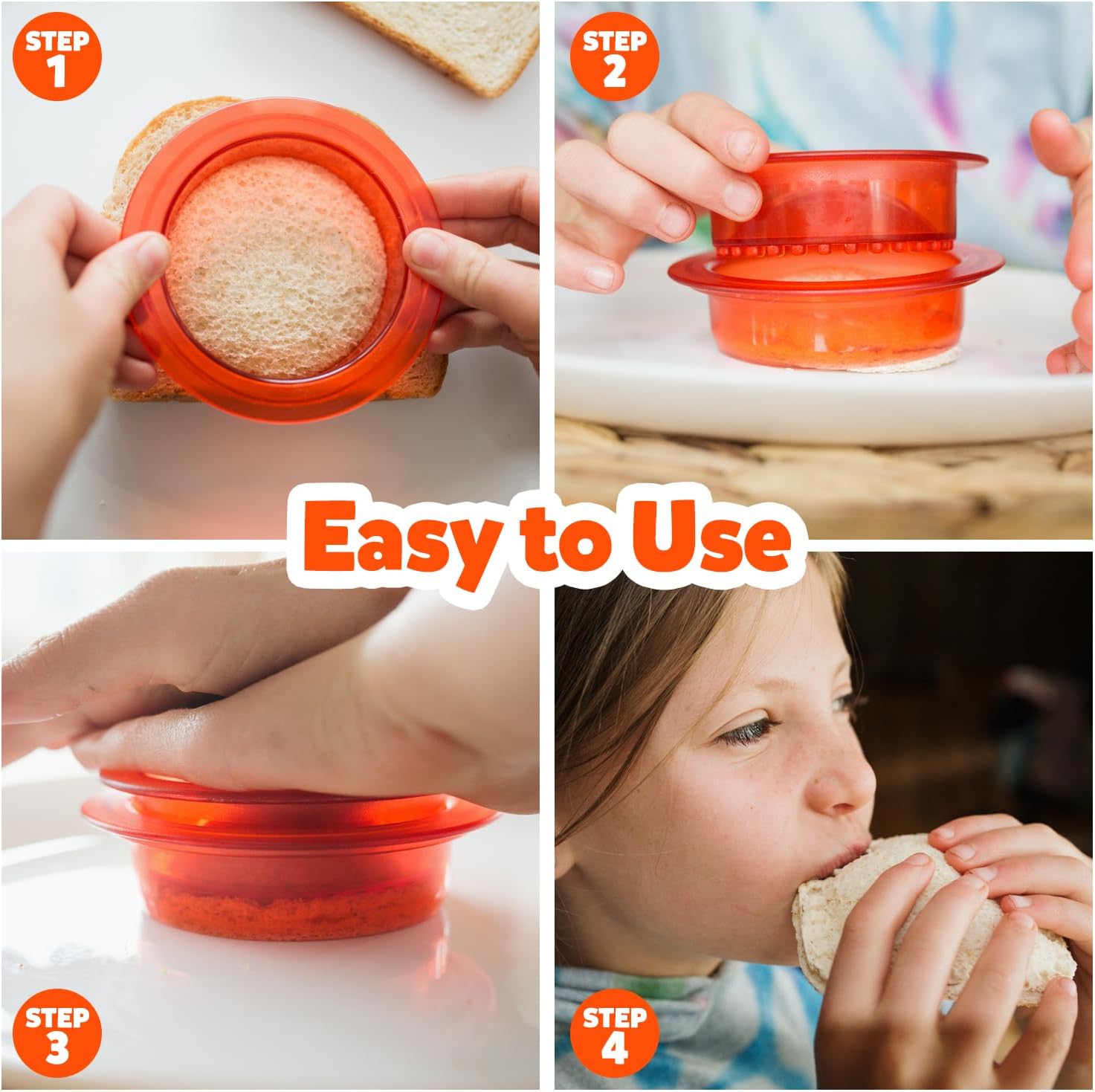 Bento Box Accessories - Crustable Sandwich cutters for kids - Uncrustable Sandwich Cutter and Sealer -School Lunch Accessories