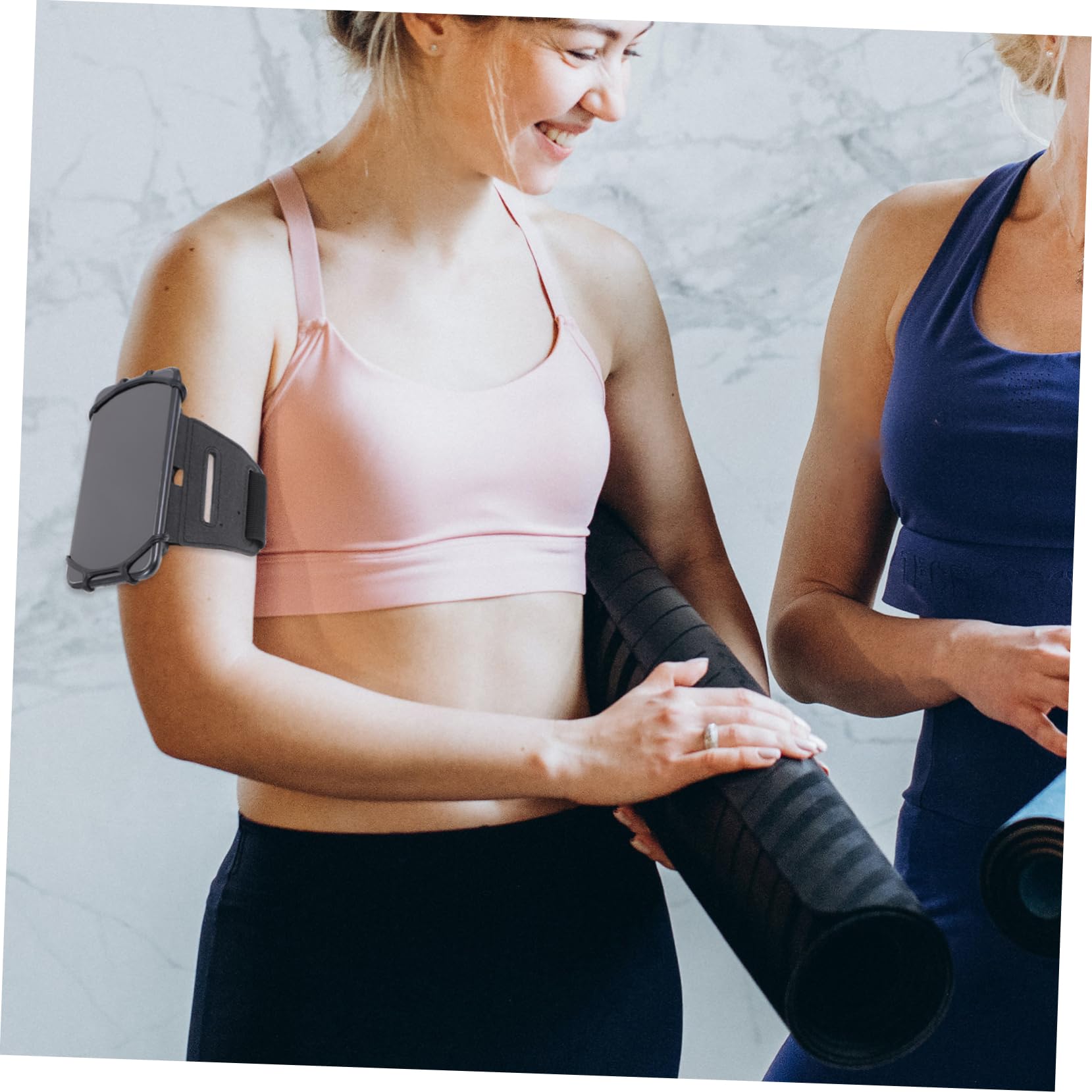 jojofuny 5pezzi Bracciale Per Smartphone Per Sport Armband Per Ciclismo e Corsa e Antiscivolo Adatto Tutti Cellulari Accessorio Pratico Per Allenamenti Outdoor