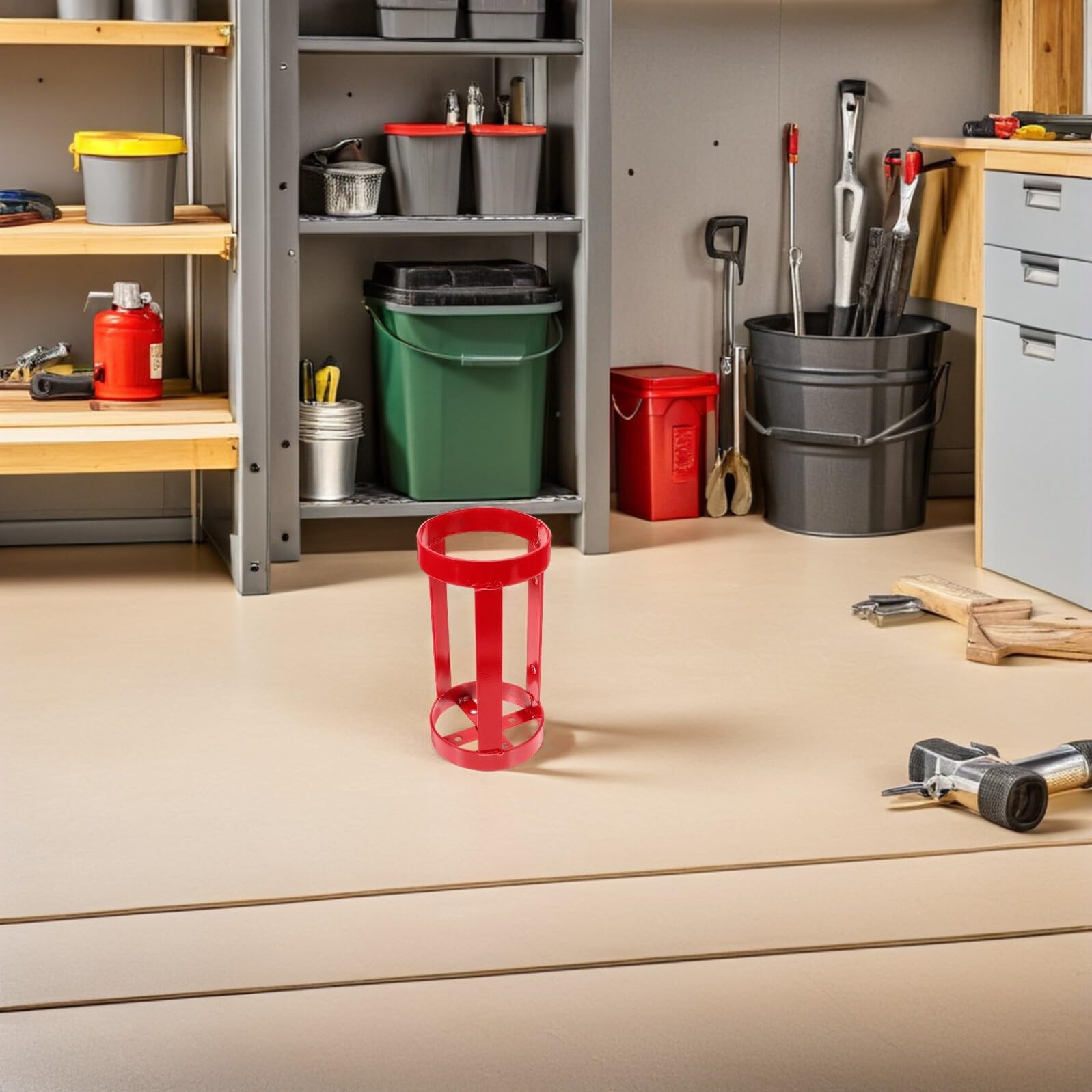 GALPADA Soporte Metálico Reforzado para Extintor de 2 Kg Base Compacta para Pared 2 Unidades Adecuado para Hogar Coche Caravana y Camión Soporte Resistente para Cilindro Portátil de