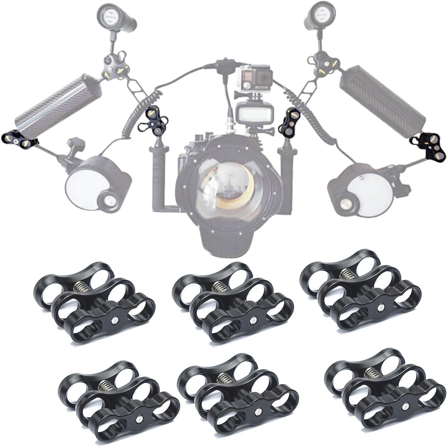 6 Ball Clamps