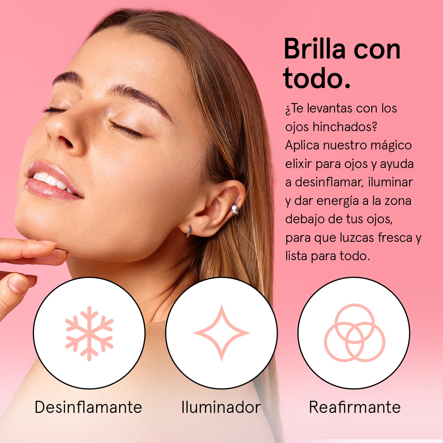 grace & stella Contorno de Ojos Roll On Antiojeras - Sérum Retinol y Cafeína Ojos, Líneas de Expresión y Arrugas - Tratamiento Hidratante Iluminador - Producto Vegano No Testado en Animales (15ml)