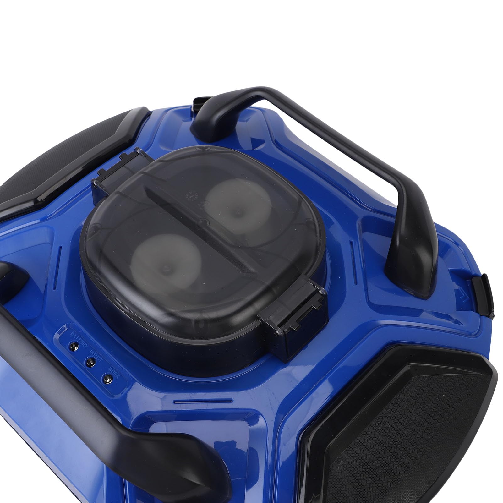 TOPINCN Bezprzewodowy Robot do Czyszczenia Basenu Automatyczne Odkurzanie Basenu z nawigacją Po Trasie i Inteligentnym Ogranicznikiem Bocznym Czas pracy: 110 Minut w Przypadku Płaskich (wtyczka UE)