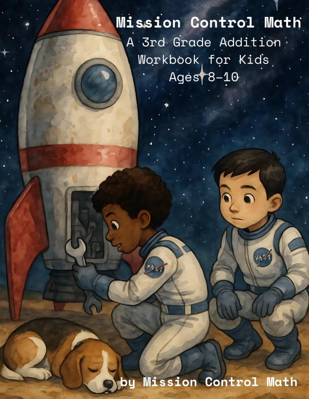 Mission Control Math: A 3rd Grade Addition Workbook for Kids Ages 8-10      Paperback – August 31, 2025