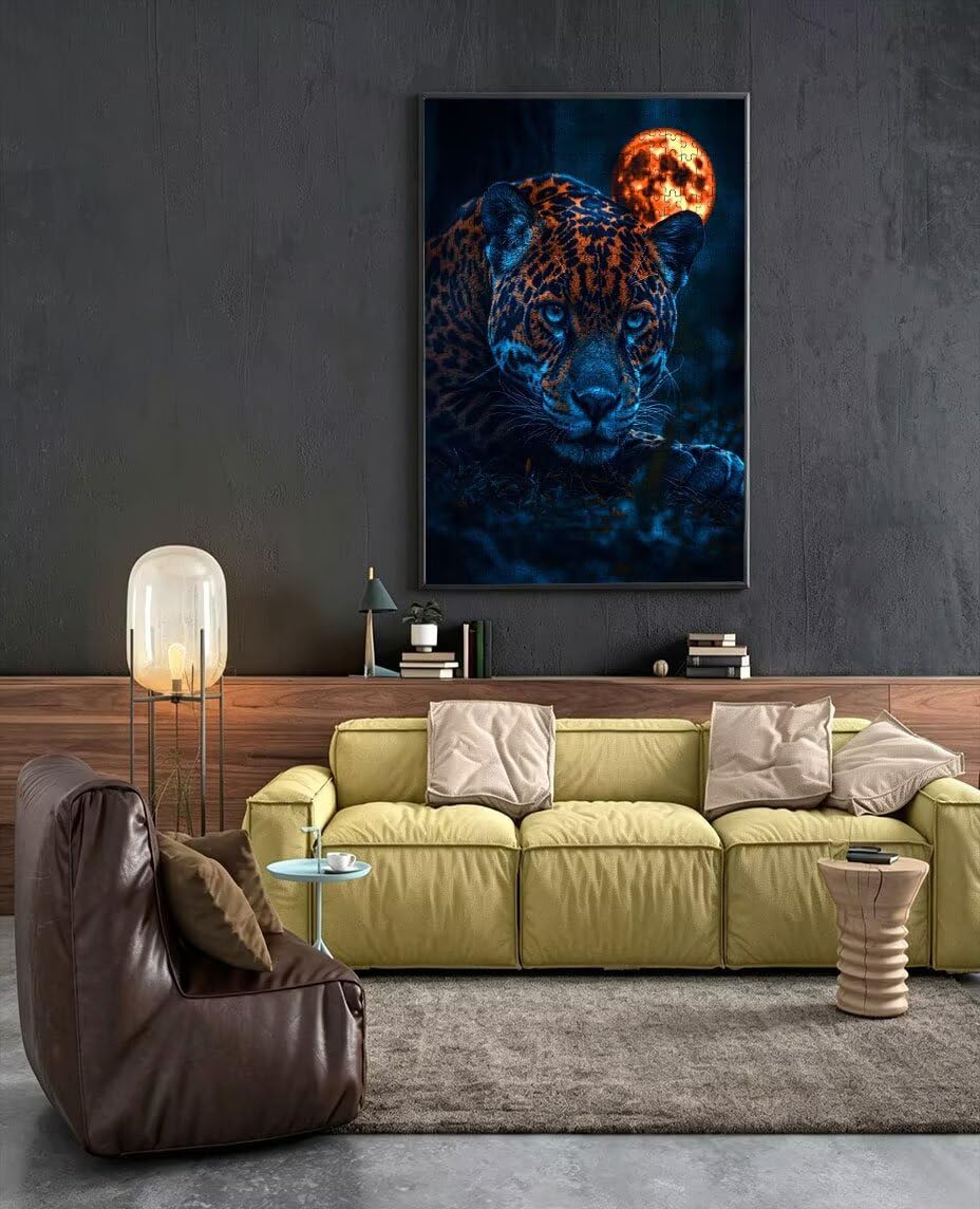Puzzle 2000 Pezzi Animali Tigri 3D Puzzle per Adulti Impegnativo, Educa Puzzles Artistico, Divertente E Stimolante Puzzles Decorativo per La Famiglia, Regalo e Decorazione Pareti BXHZW6-225