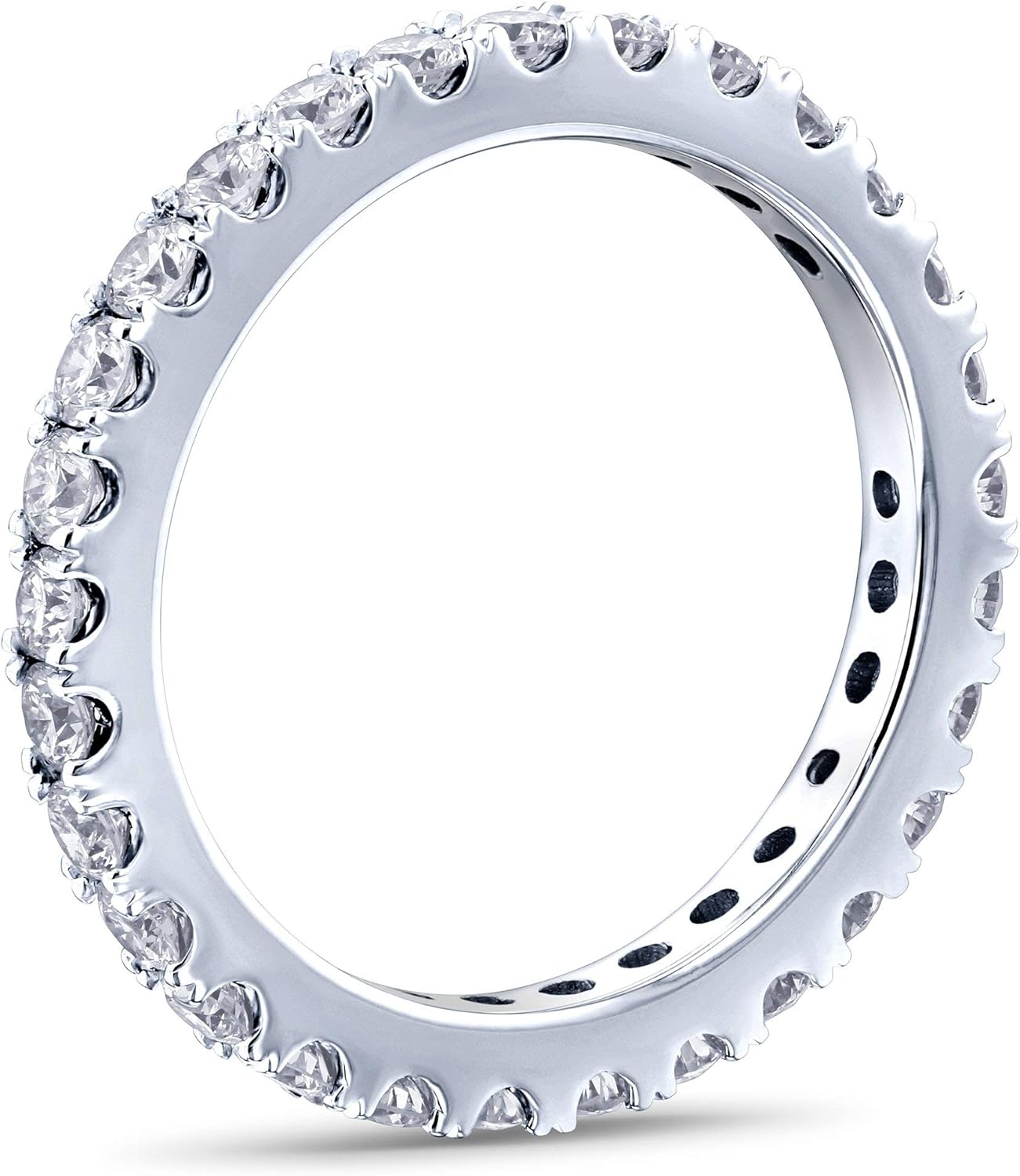Kobelli 1ct Lab Grown Diamond Eternity Gold Band