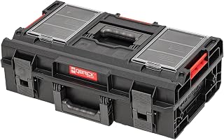 Qbrick System Werkzeugkoffer Werkzeugkasten Leer Werkzeugkiste Box Behälter ONE 200 2.0 Profi Schwarz 585 x 385 x 190 mm