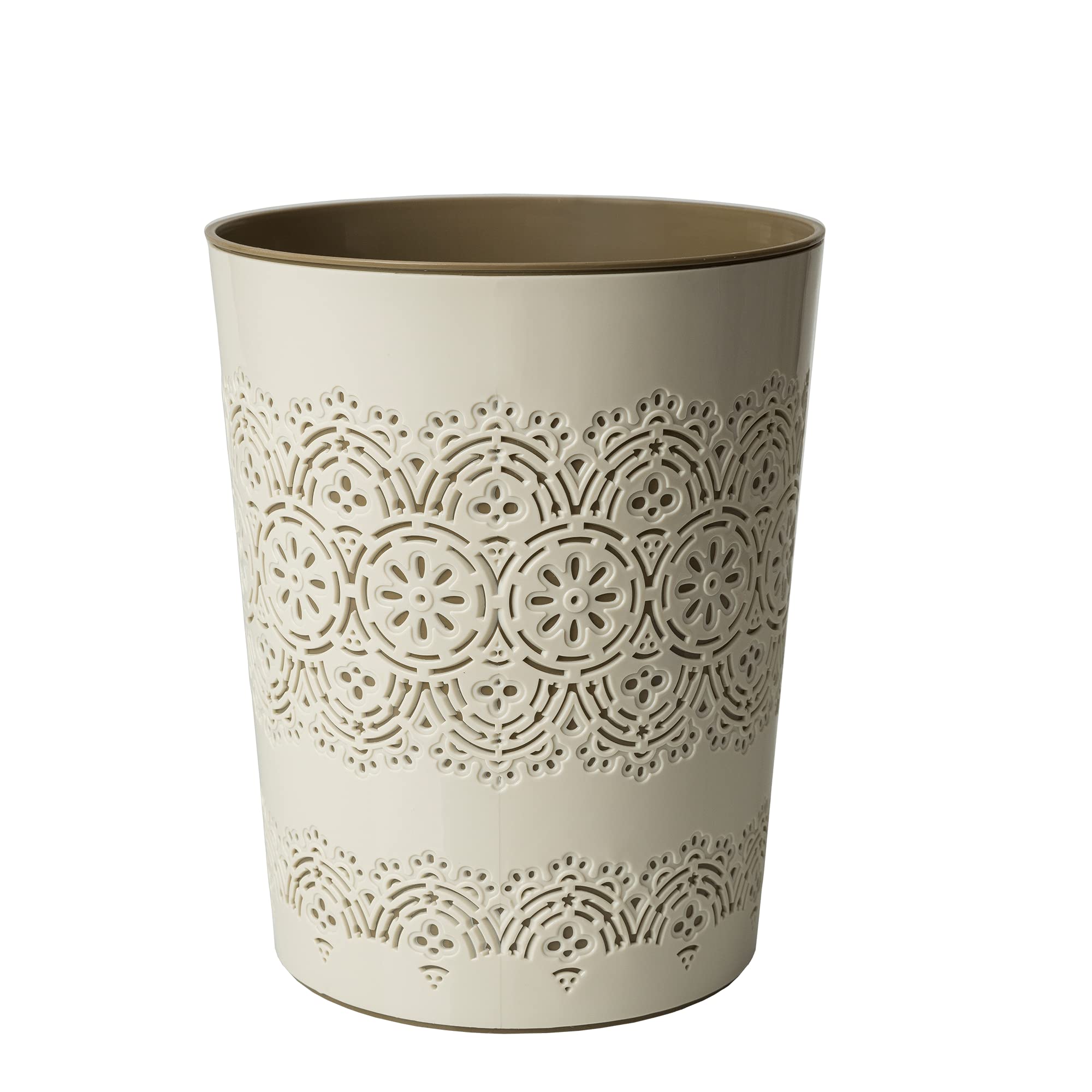 Blue Canyon Flora Waste Bins (Cream)