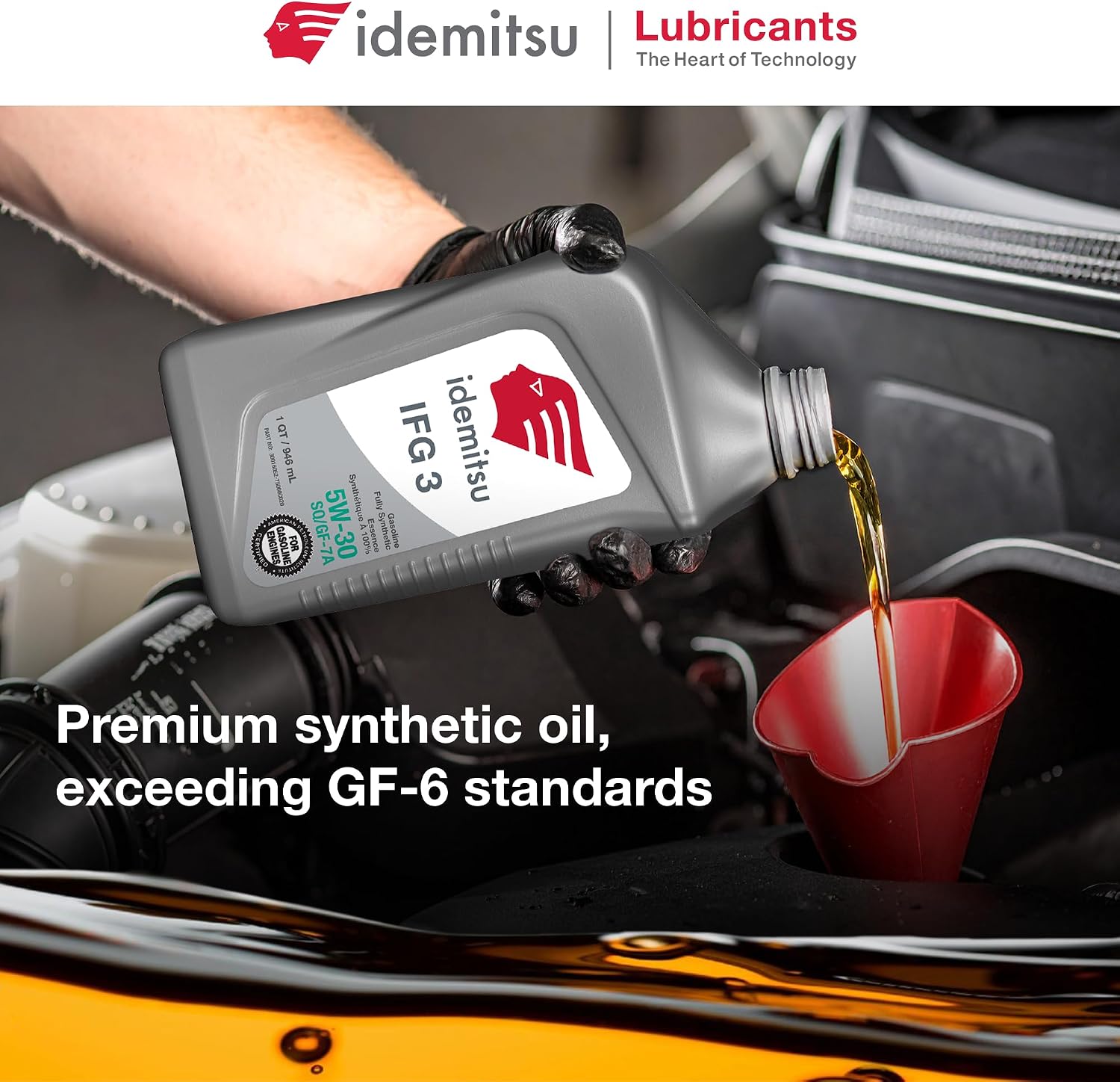 Idemitsu IFG3 5W-30 SP/GF-7A Motor Oil – 1 Quart, 2 Pack | Precision Engineered for Maximum Efficiency and Protection
