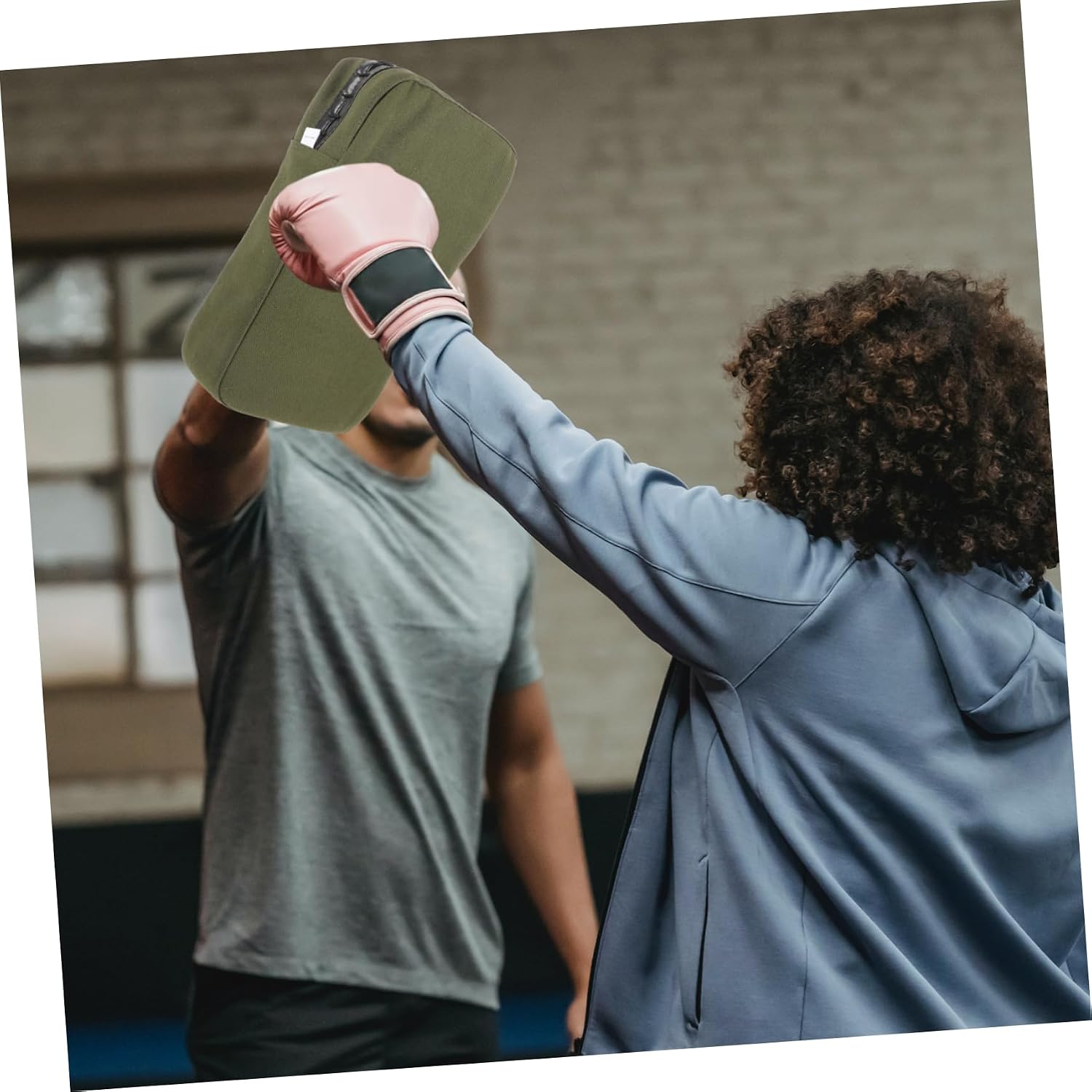 Sosoport Thickened Taekwondo Kick Pad Kicking Strike Shield Pad for Martial Arts Boxing Hand Exercise Equipment