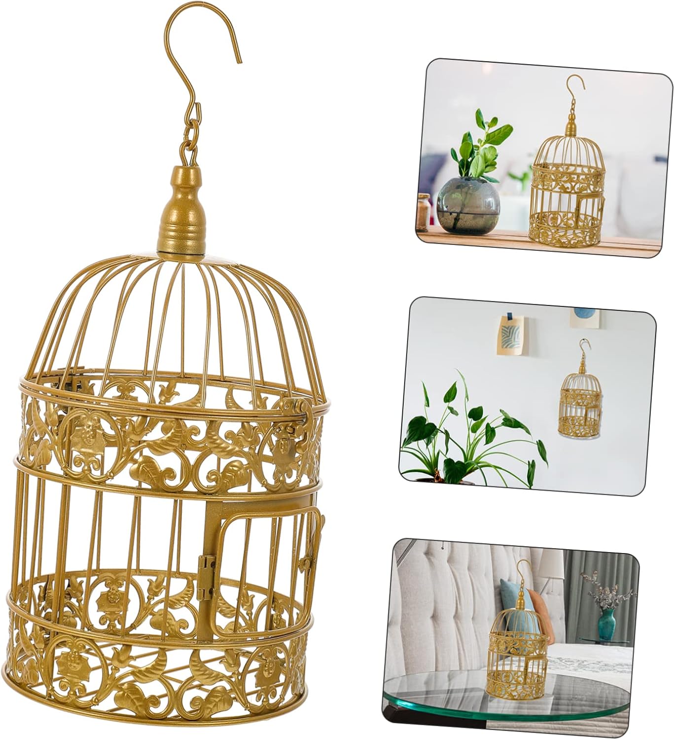 European Style Iron Birdcage Decor for Weddings and Events Elegant Decorative Cage for Centerpieces Home Decor and Party Photo Props