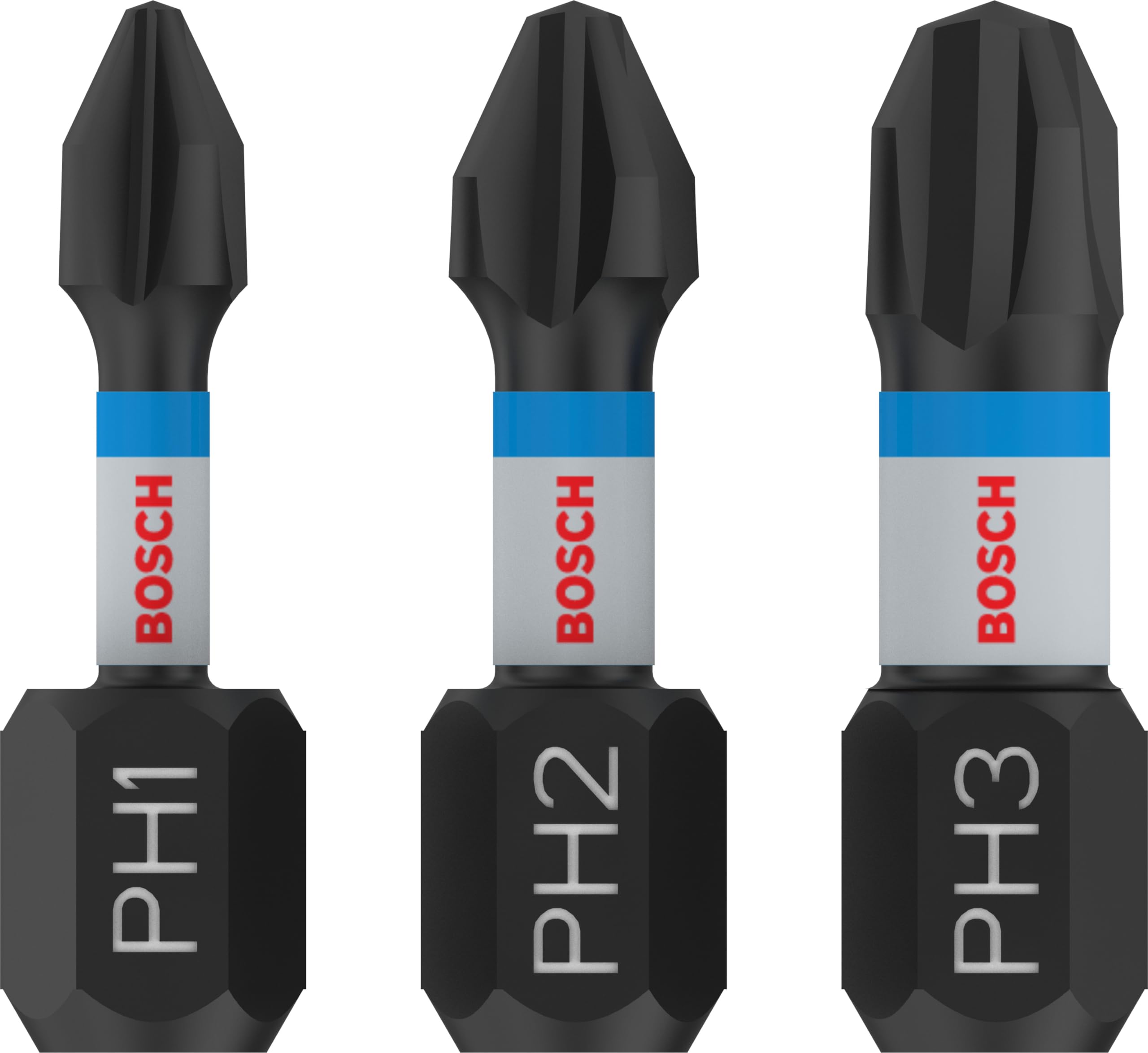 Bosch Professional Bosch Pro 3 Piece Impact Control Torsion Phillips Screwdriver Bits