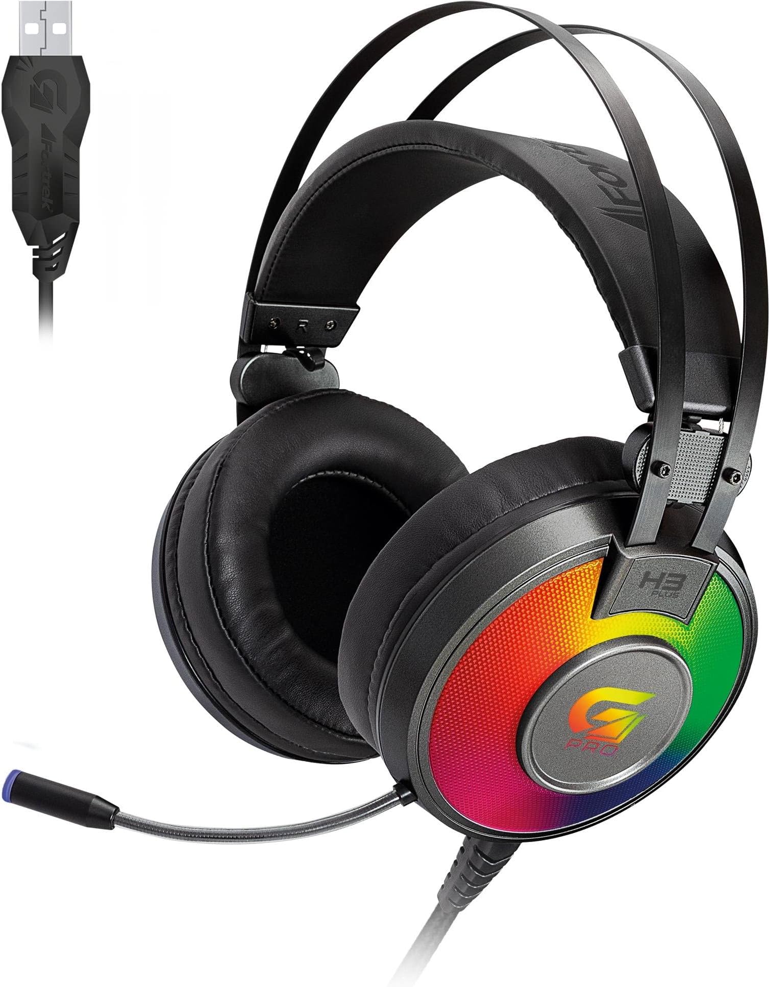 Headset Gamer G Pro H3+ 7.1 Rgb Fortrek | Amazon.com.br