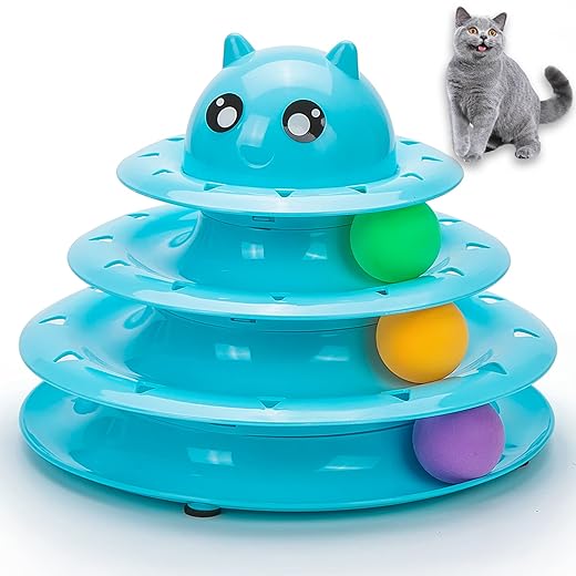 Vealind Cat Teaser Ball Toy