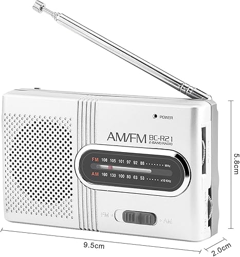 Miniatura 6 de Mini Radio Universal Portable AM FM Mini Radio Stereo Speakers Receiver Music Player
