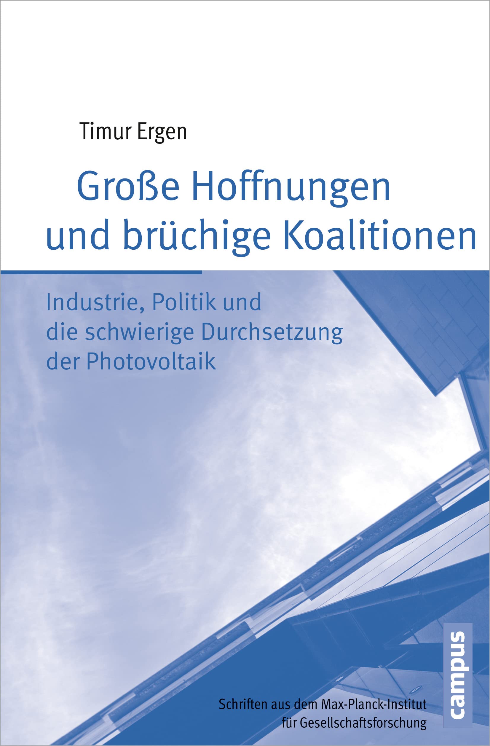 Große Hoffnungen und brüchige Koalitionen: Industrie, Politik und die schwierige Durchsetzung der Photovoltaik (Schriften aus dem MPI für Gesellschaftsforschung, 83)