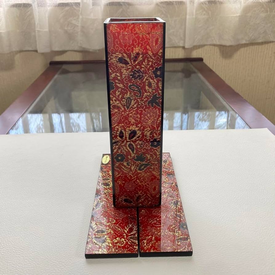 ぎやまん ISAMU kANO 金銀花模様 ガラスプレート29cm ぎやまん ISAMU kANO 金銀花模様 ガラスプレート29cm 株式会社か